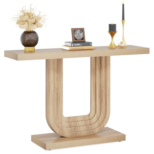 Rustic 39-inch Wood Console Entryway Table,Farmhouse Narrow Sofa Table Behind Couch for Entry, Entrance, Living Room