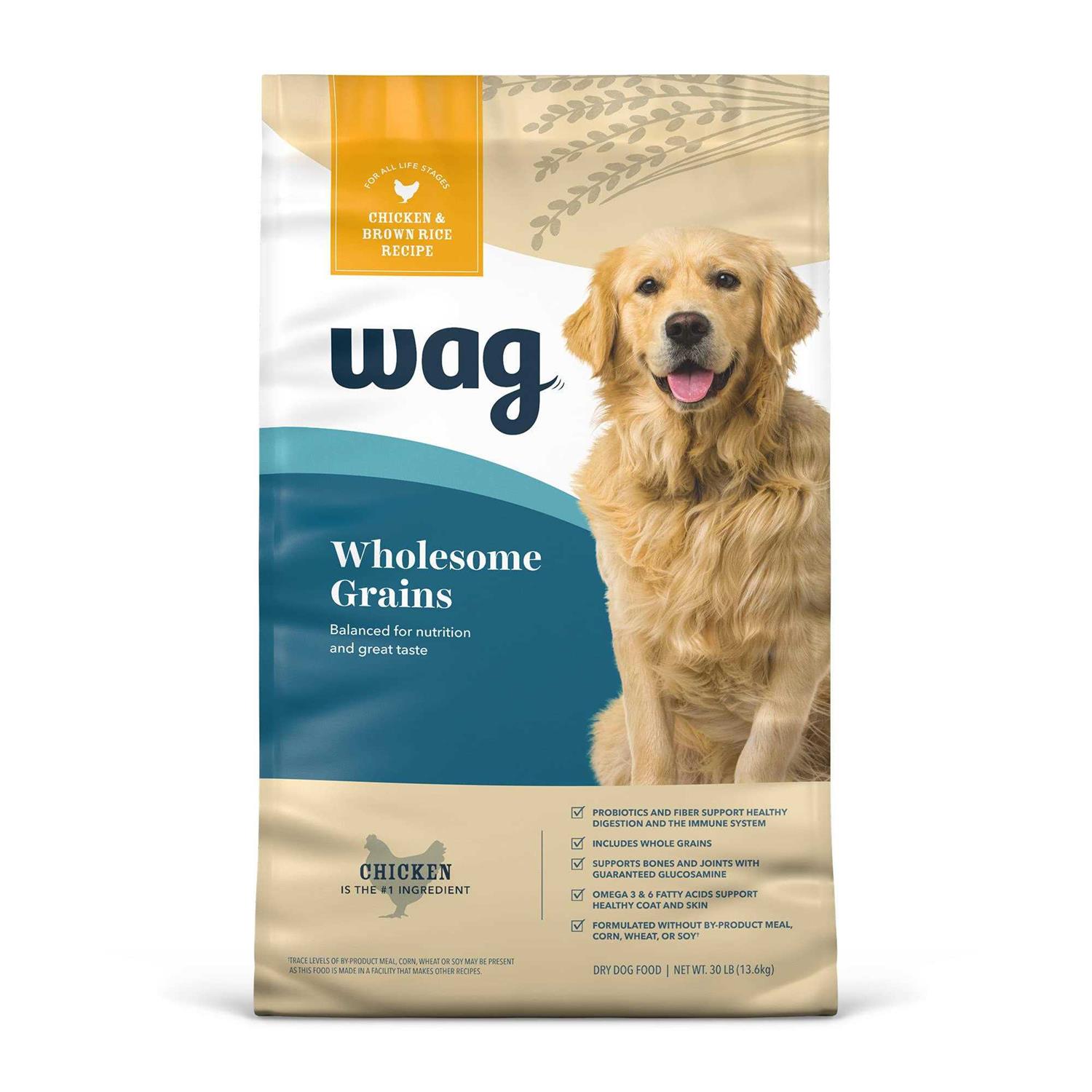 Brand Wag Dry Dog Food And Brown Rice - Pet Supplies online store