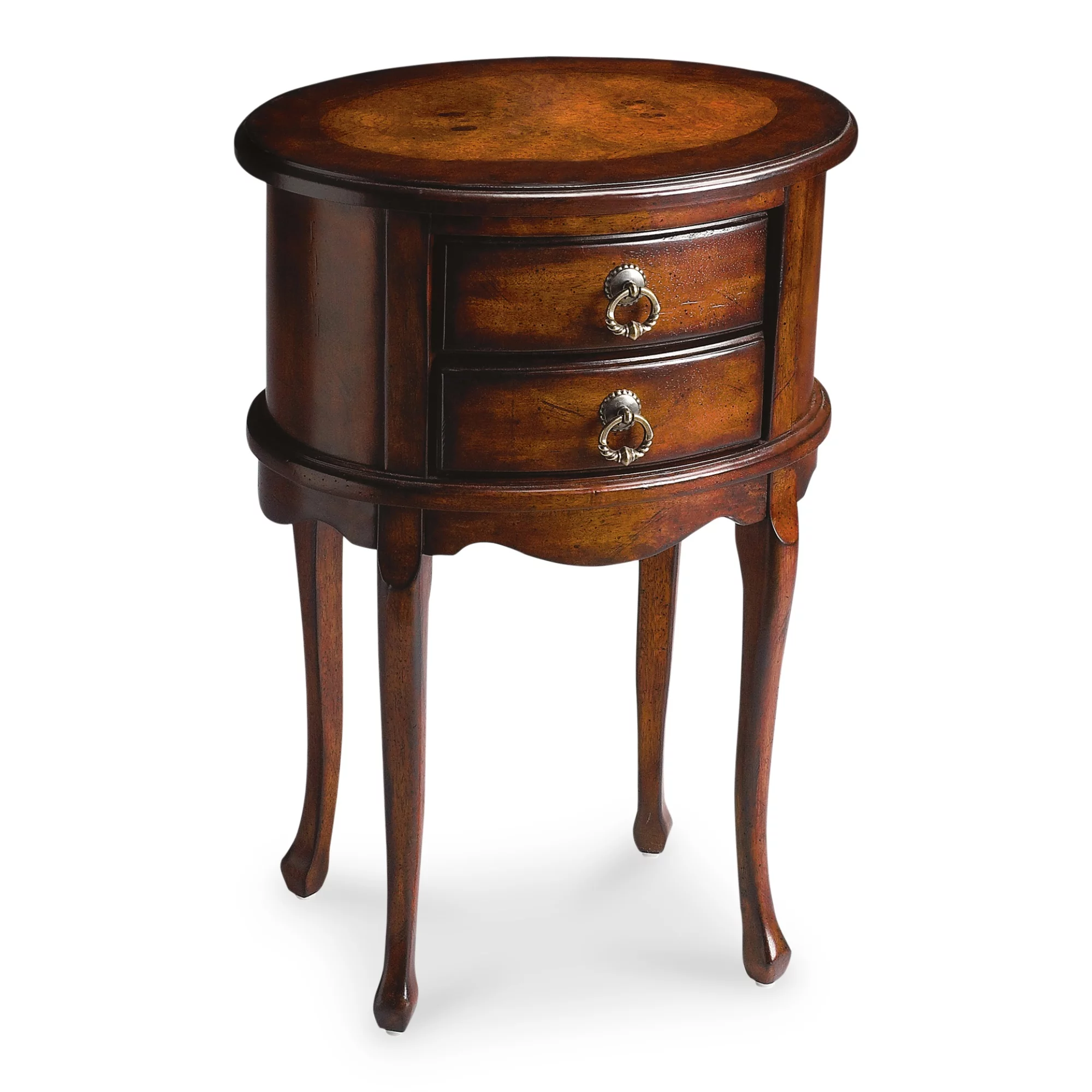 Butler Specialty Company, Whitley Oval Side Table, Dark Brown