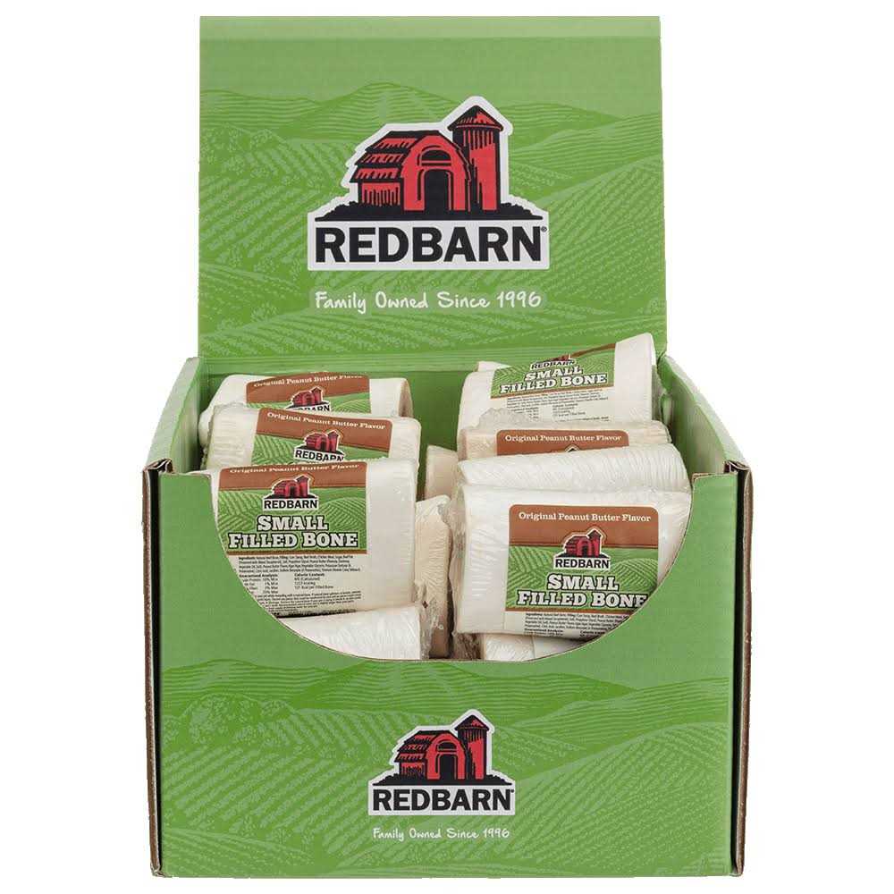 Redbarn Small Peanut Butter Filled Bones Dog Treats - Pet Supplies online store