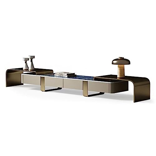 Tv Stand Tv Table Stand Slate Countertop TV Cabinet Living Room 72.8