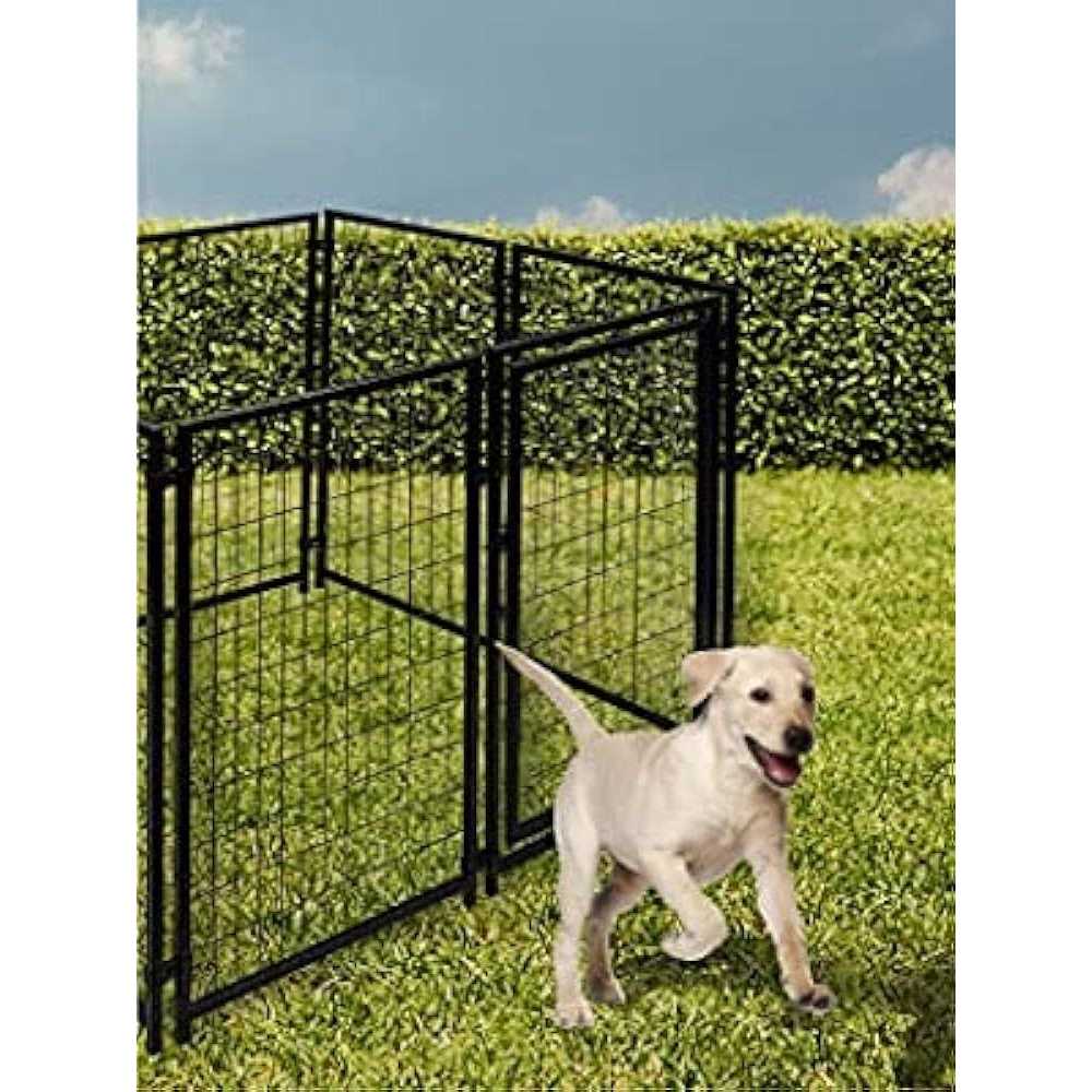 ALEKO Steel Dog Kennel Playpen Indoor Outdoor Pen for Small/Medium/Large Puppy/Dog - Pet Supplies online store