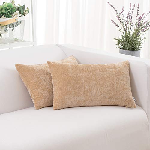 HWY 50 Dark Navy Blue Throw Pillows Covers 18x18 Inch for Couch Sofa Living Room Bed, Cashmere Soft Comfortable Solid Decorative Accent Throw Pillow Cases Set Cushions Cover Pack of 2