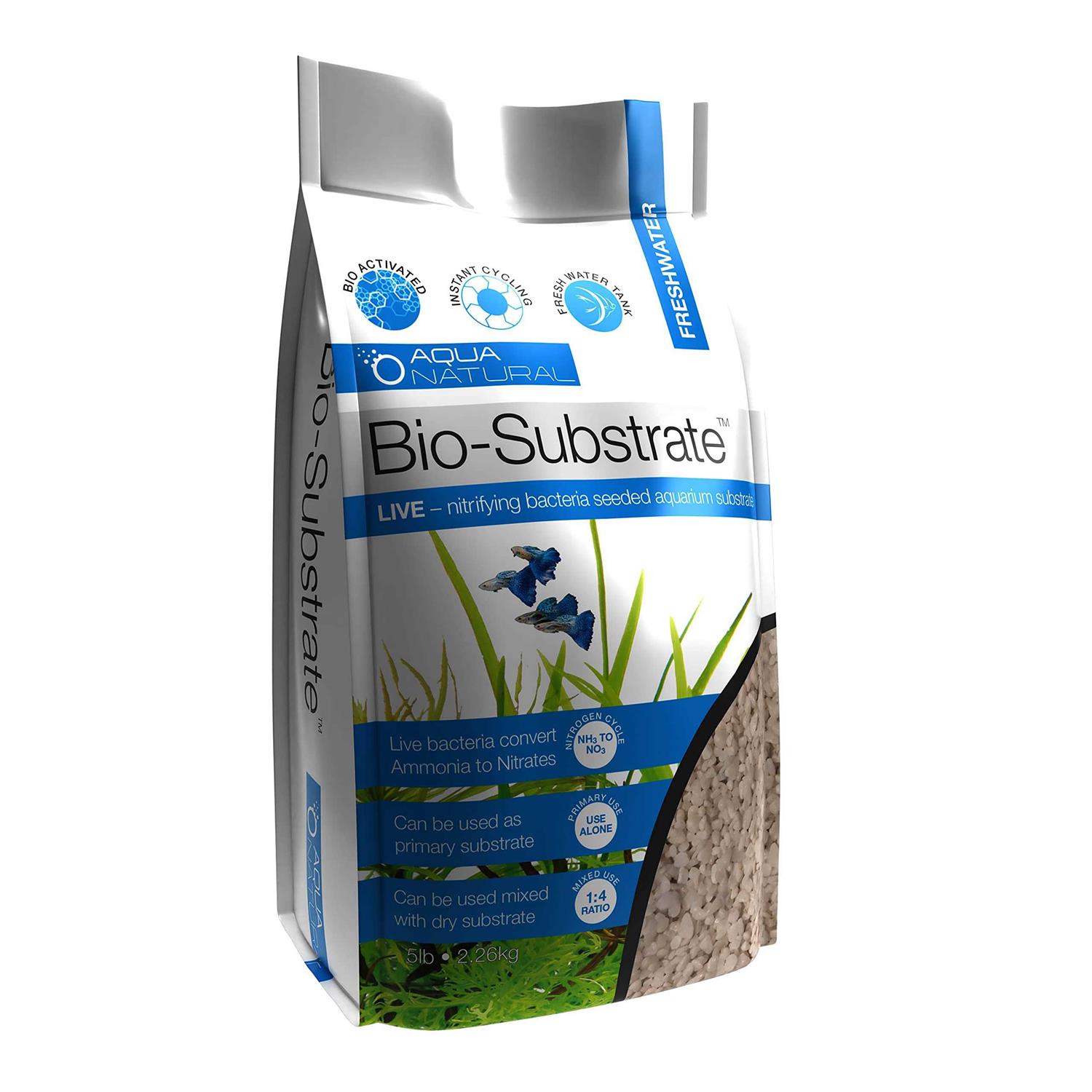 AquaNatural Bio-Substrate 5lb for Aquariums - Pet Supplies online store
