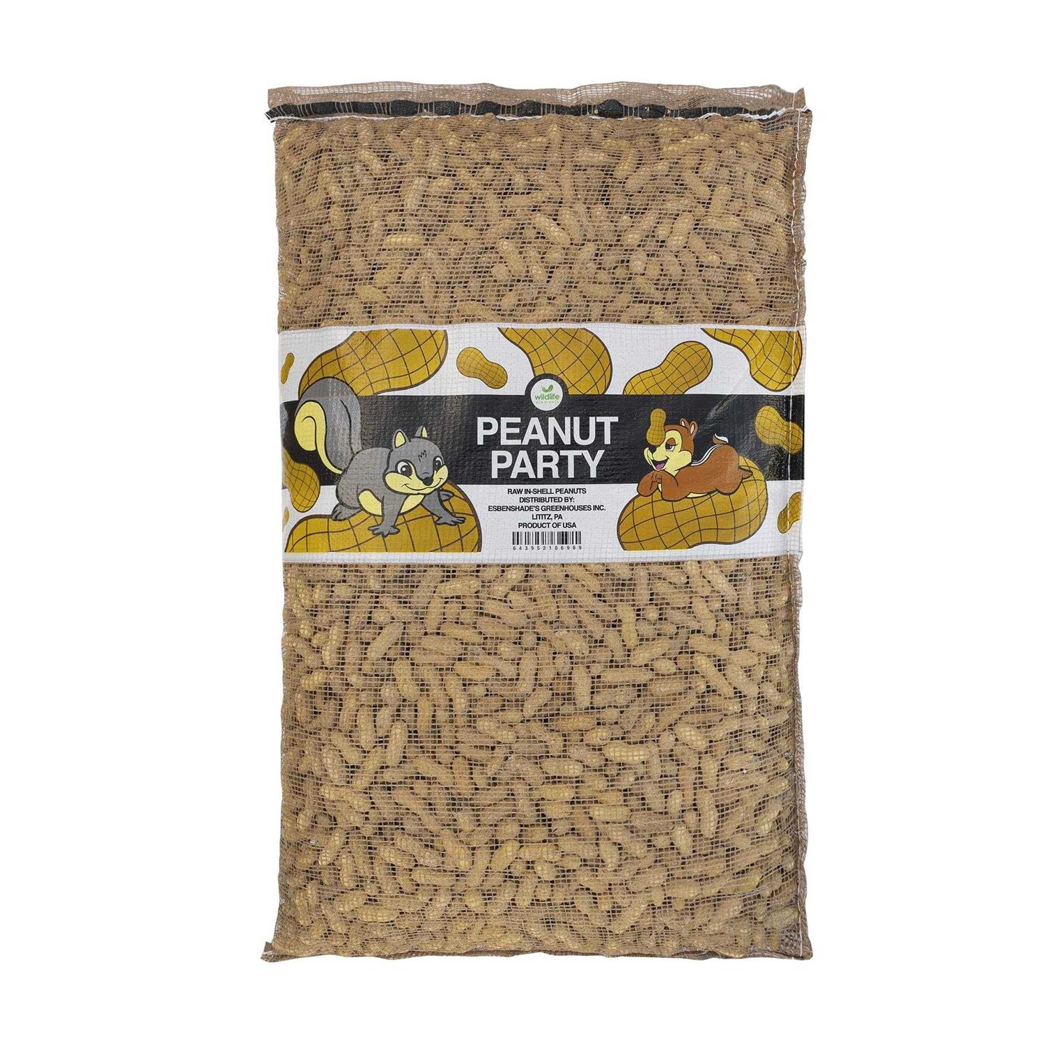 Wildlife Elements Peanut Party In-Shell Peanuts For Birds - Pet Supplies online store