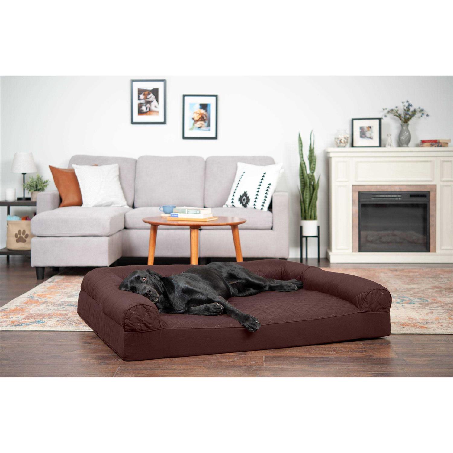 FurHaven Pet Quilted Sofa Dog Bed - Pet Supplies online store