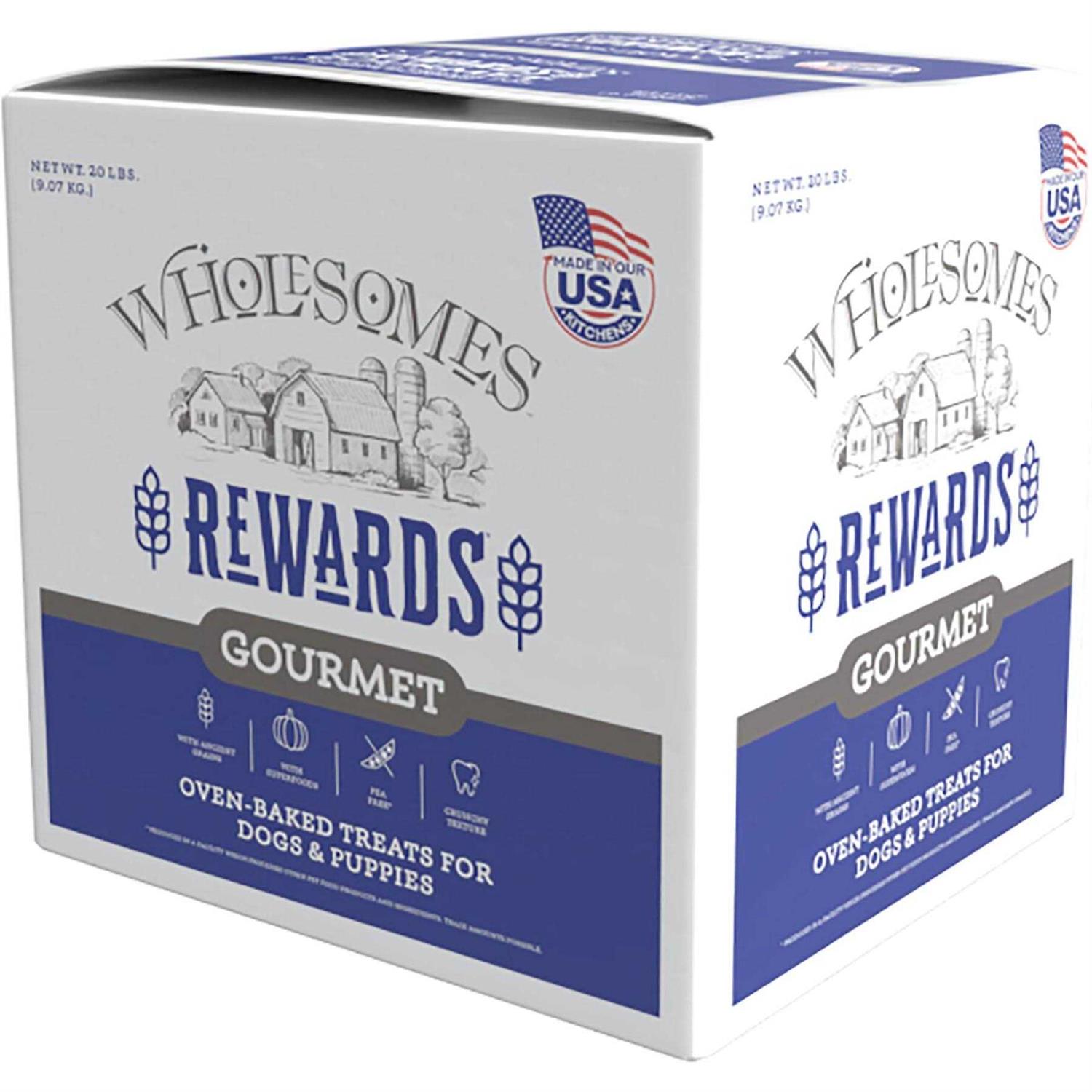 Wholesomes Peanutty Bites Dog Treats 20 lb - Pet Supplies online store