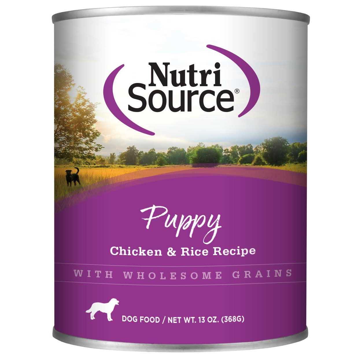 NutriSource Chicken & Rice Puppy Canned Dog Food - Pet Supplies online store