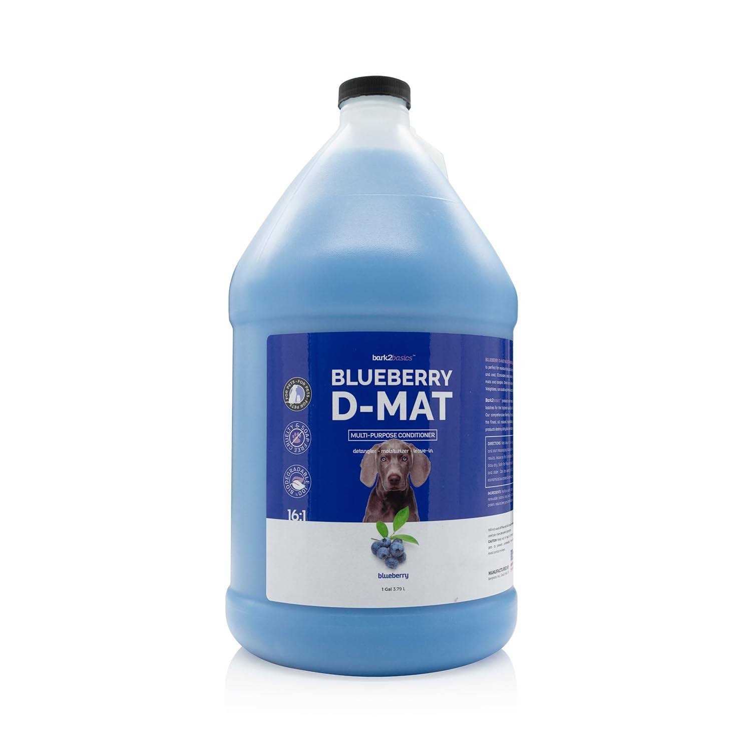 Bark2Basics Bark 2 Basics Blueberry D-Mat Dog Conditioner 1 Gallon - Pet Supplies online store