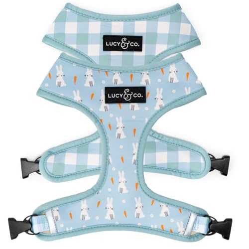 The Funny Bunny Reversible Dog Harness | Lucy & Co Medium - Pet Supplies online store