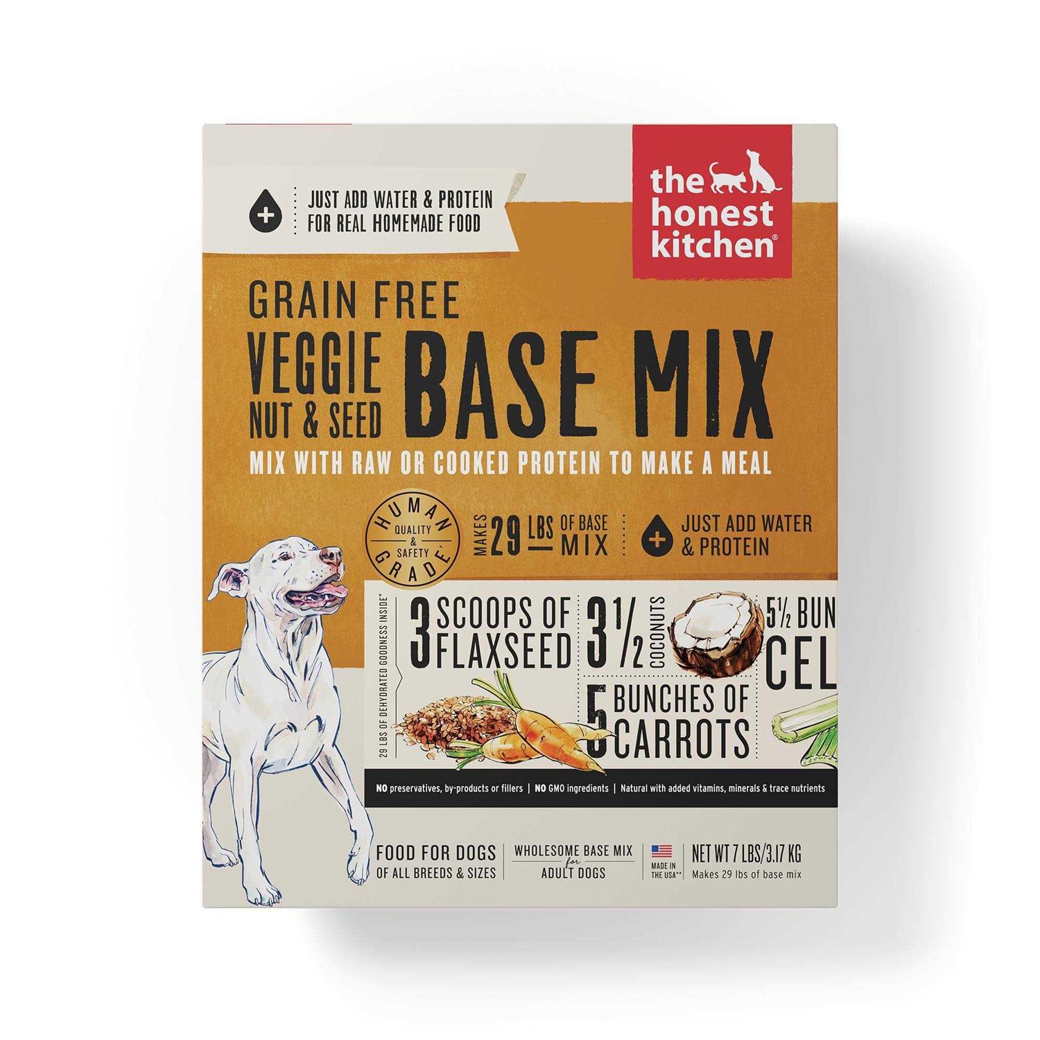 The Honest Kitchen Veggie Nut & Seed Base Mix Grain-Free Dehydrated Dog Food - Pet Supplies online store