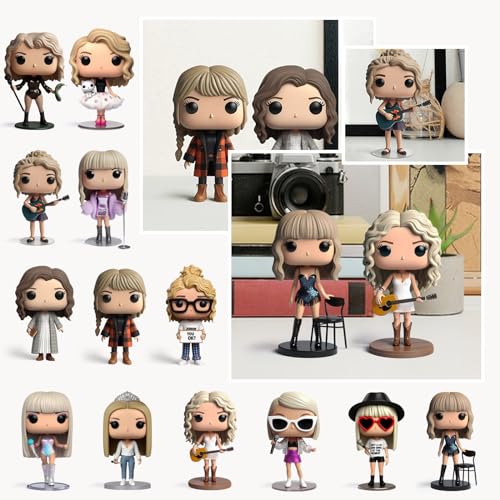 Taylor Resin Figures, Collectible Statues, Music Star Resin Sculptures-Commemorative Resin Ornaments-The Best Gift for Taylor Fans and Friends, Music lover-Living room and Desk Ornaments