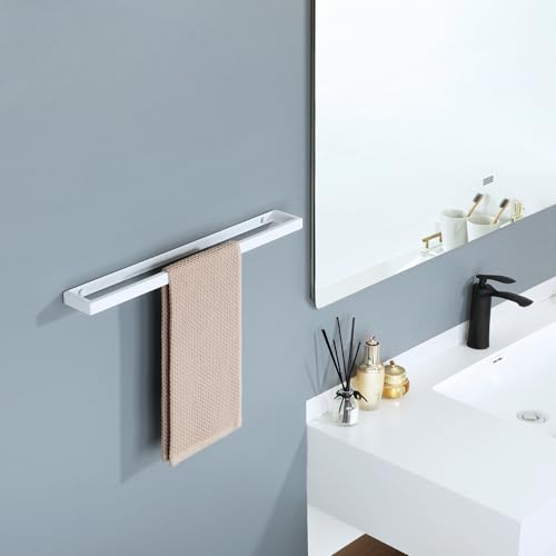 Alise Bathroom Towel Bar, Self Adhesive Hand Towel Holder, Two Usage Methods, 304 Stainless Steel Gold Towel Bar, Wall Mount Bath Towel Rack 12 Inch, GJF030-G