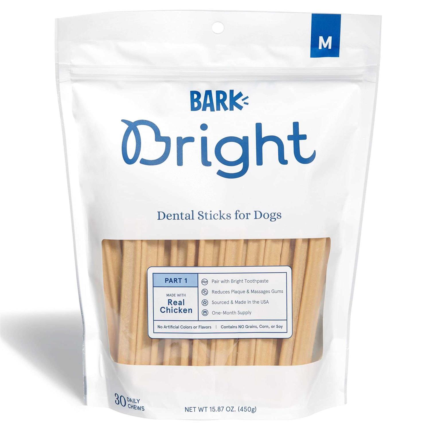 Bark Bright Dental Sticks for Large Dogs Chews - Pet Supplies online store