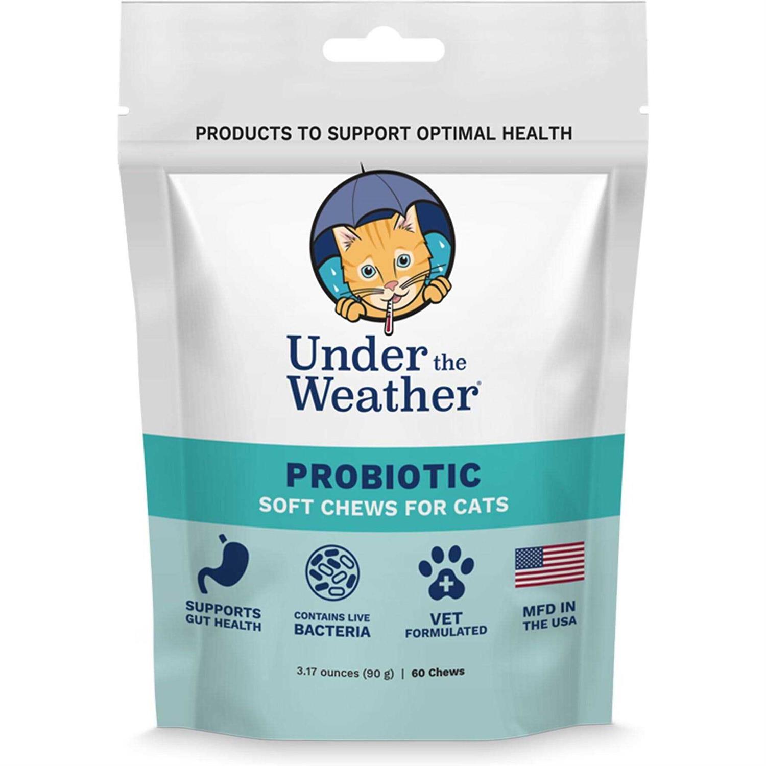 Under the Weather Cat Supplement Probiotic Soft Chews - Pet Supplies online store
