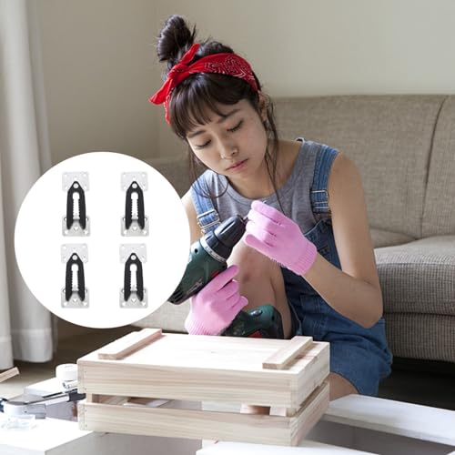 Holibanna 4pcs Sofa Connector Couch Crocodile Connector Adjustable Accessories Sofa Backrest Fixator Furniture Couches Sectional Sofa Snap Couch Sectional Modular Connection Buckle Steel