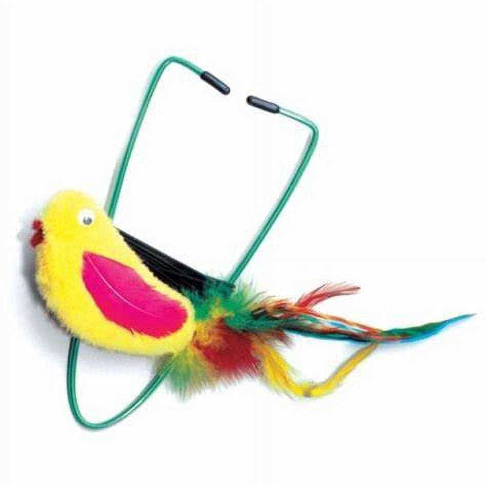 Spot A-Door-Able Bouncing Plush Bird with Feather Tail Cat Toy - Pet Supplies online store