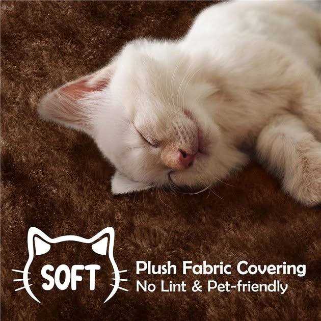 Yaheetech 57-in Plush Cat Tree & Condo - Pet Supplies online store