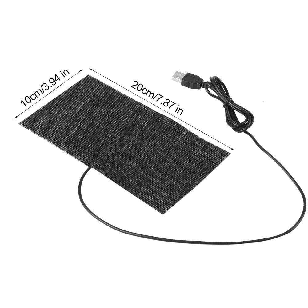 AYNEFY USB Heating Pad, Carbon Fiber Heating Mat 7.87 x 3.94Inch Heating Pads - Pet Supplies online store