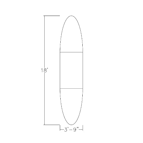 16 Person Oval Conference Table with Double Matte Black Bases | Modular Meeting Room Table | Harmony Series | 18Ft | Lakeland Salt
