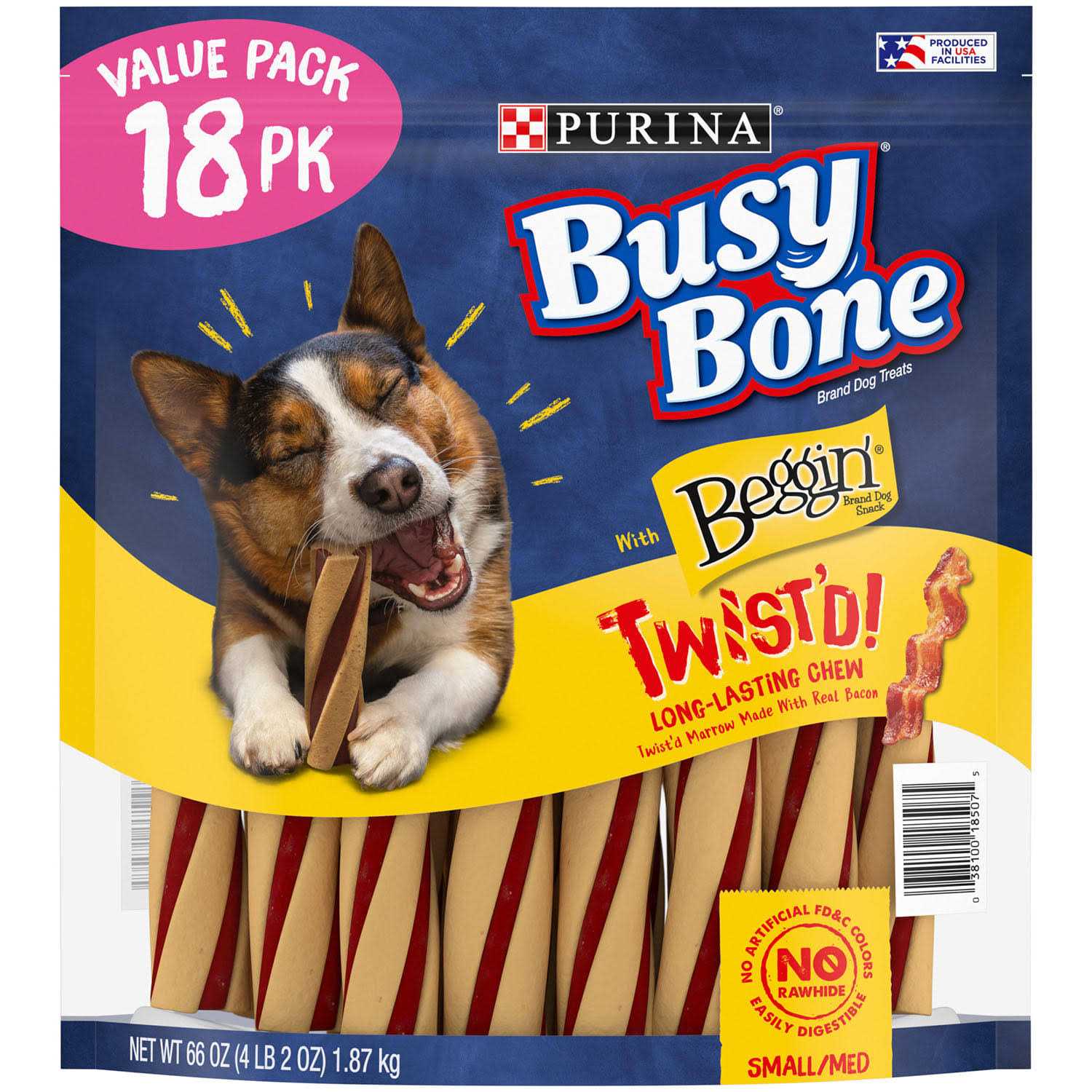 Purina Busy with Beggin' Twist'd Small/Medium Dog Treats - Pet Supplies online store