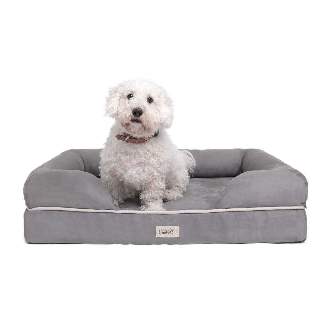 Friends Forever Memory-Foam Orthopedic Dog Bed - Pet Supplies online store