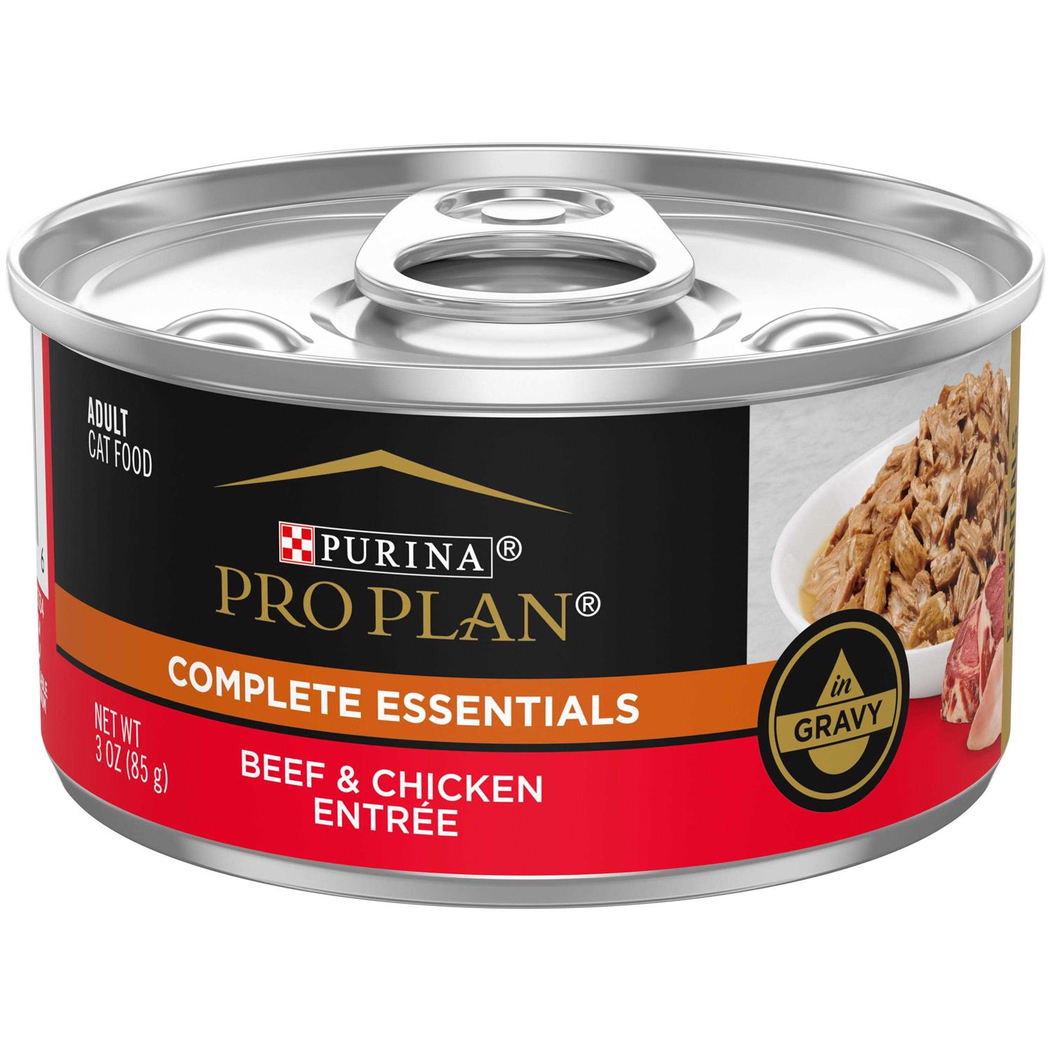 Purina Pro Plan Beef & Chicken Entree in Gravy Cat Food - Pet Supplies online store