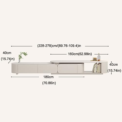 Tv Stand Tv Table Stand Modern Simple Cream Style TV Cabinet Living Room 89.8