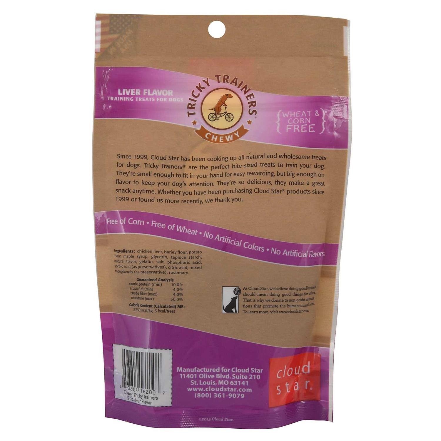 Cloud Star Chewy Tricky Trainers Dog Treats - Pet Supplies online store