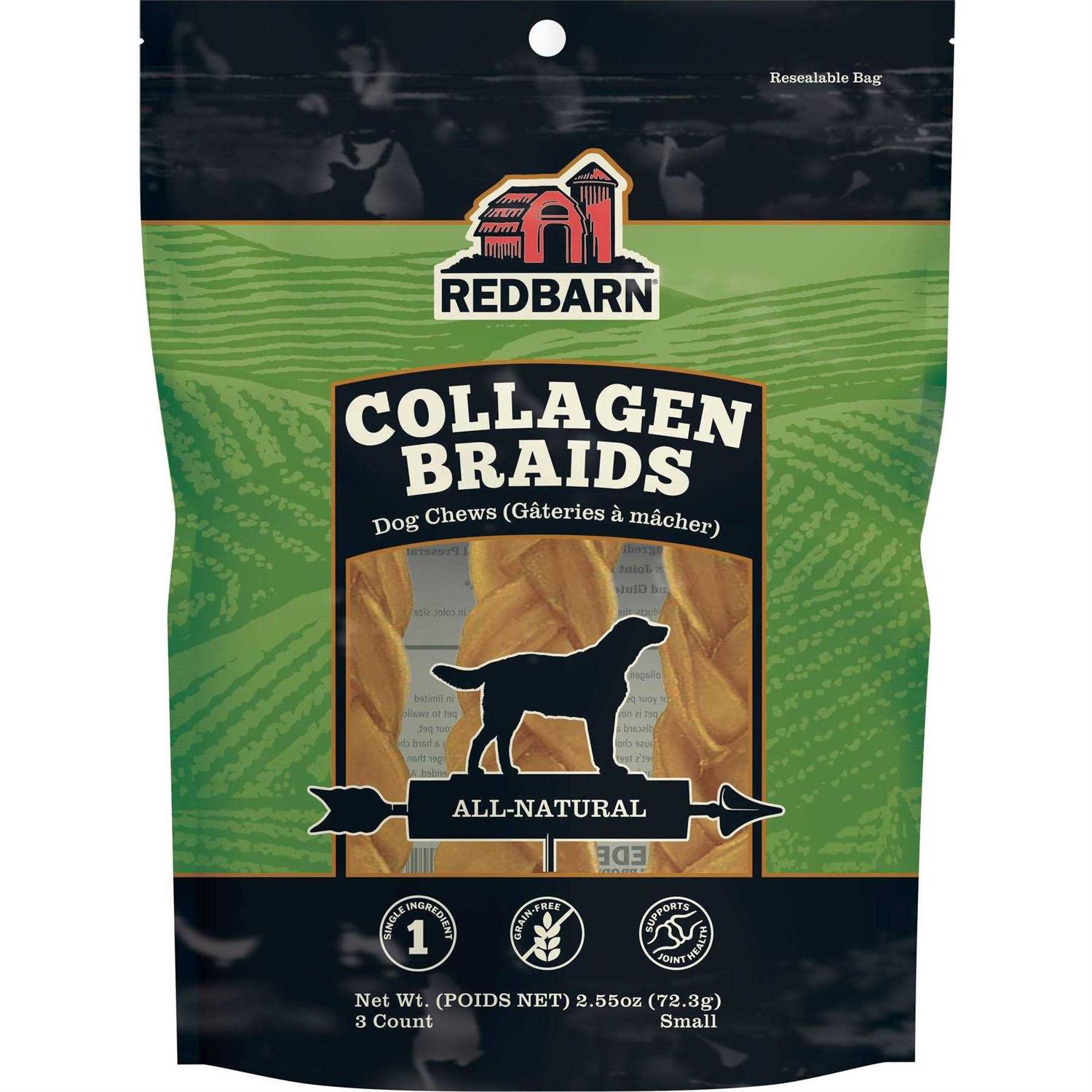 Redbarn Puffed Collagen Braid - Pet Supplies online store