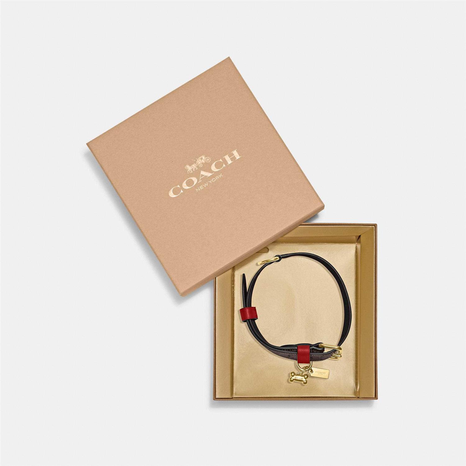 Coach Outlet Boxed Pet Collar In Signature Canvas - Pet Supplies online store