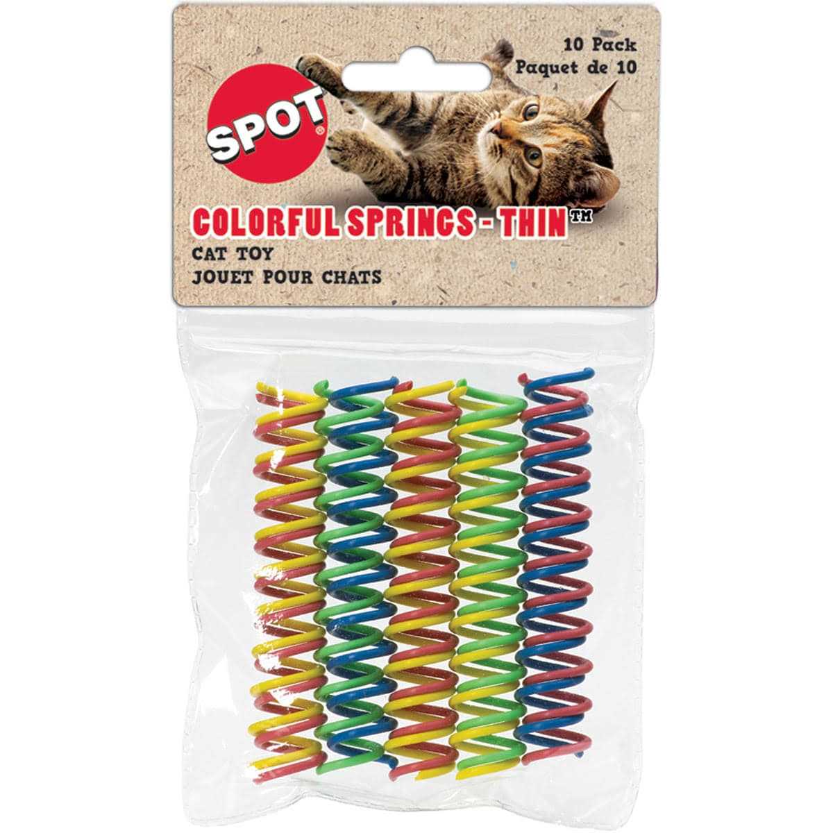 Spot Colorful Springs Cat Toy Thin - Pet Supplies online store