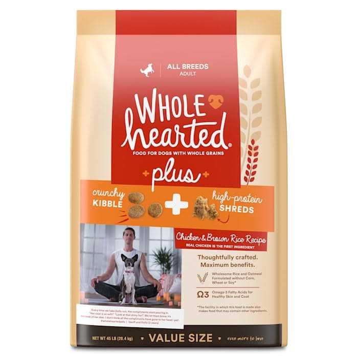 WholeHearted Plus Chicken & Brown Rice Recipe with Whole Grains Dry Dog Food - Pet Supplies online store