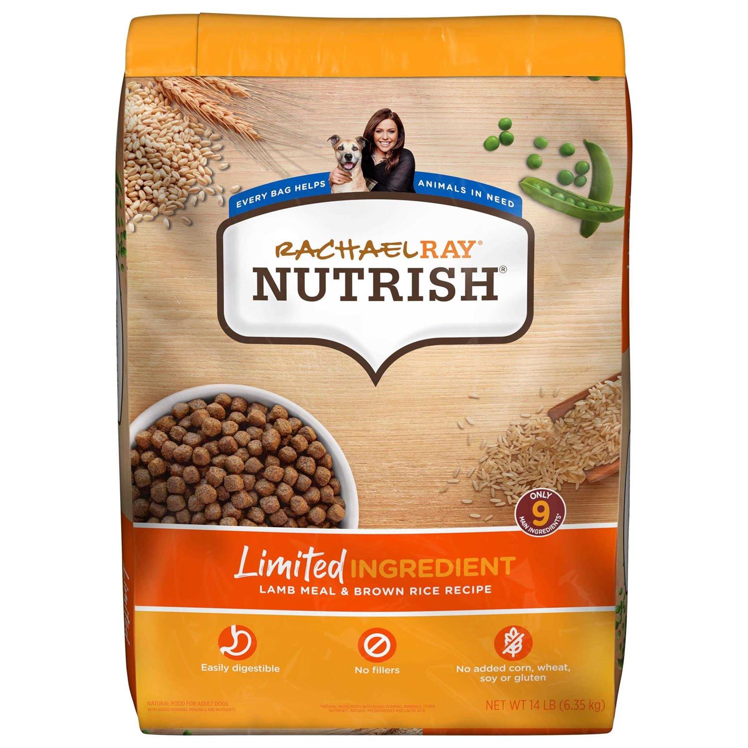 Rachael Ray Nutrish Lamb Meal & Brown Rice Recipe Dry Dog Food - Pet Supplies online store