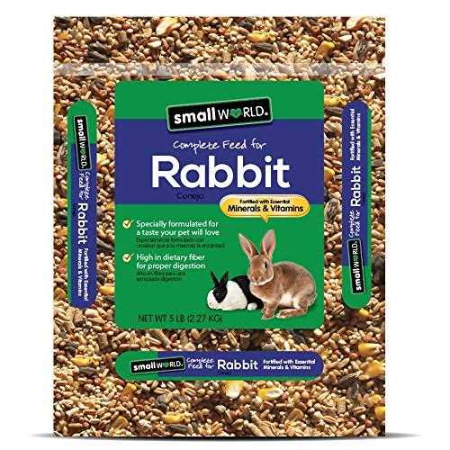 Small World Complete Rabbit Feed Fortified with Essential Minerals & Vitamins - Pet Supplies online store