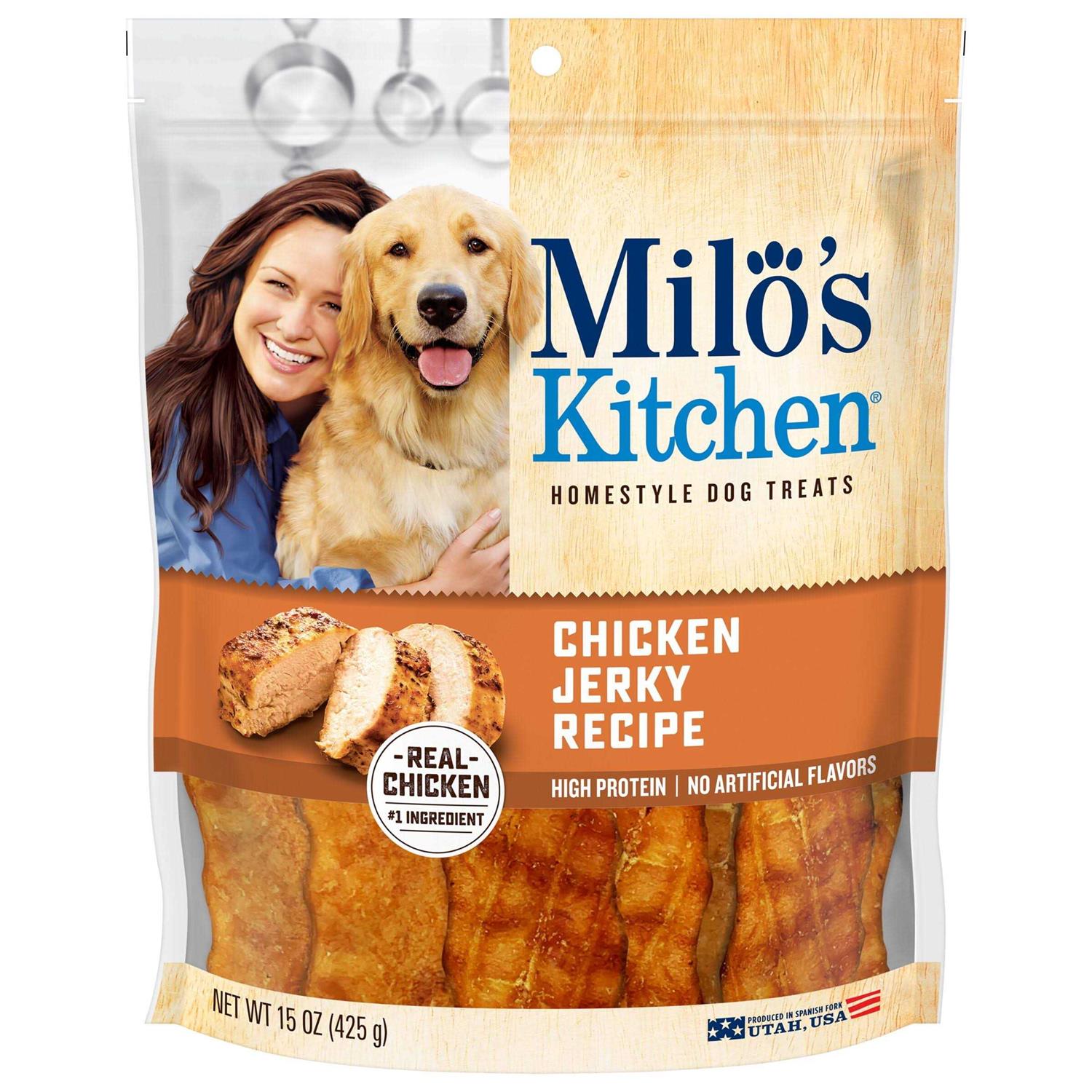 Milo's Kitchen Chicken Jerky Dog Treats - Pet Supplies online store
