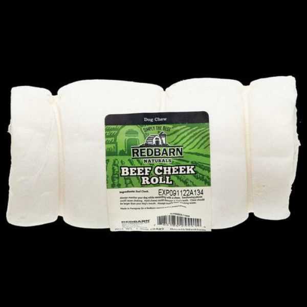 Redbarn Beef Cheek Roll Large - Case of 12 - Pet Supplies online store