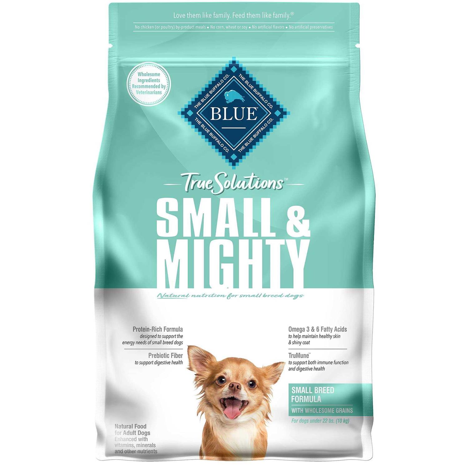 Blue Buffalo True Solutions Small & Mighty Natural Small Breed Adult Dry Dog Food - Pet Supplies online store