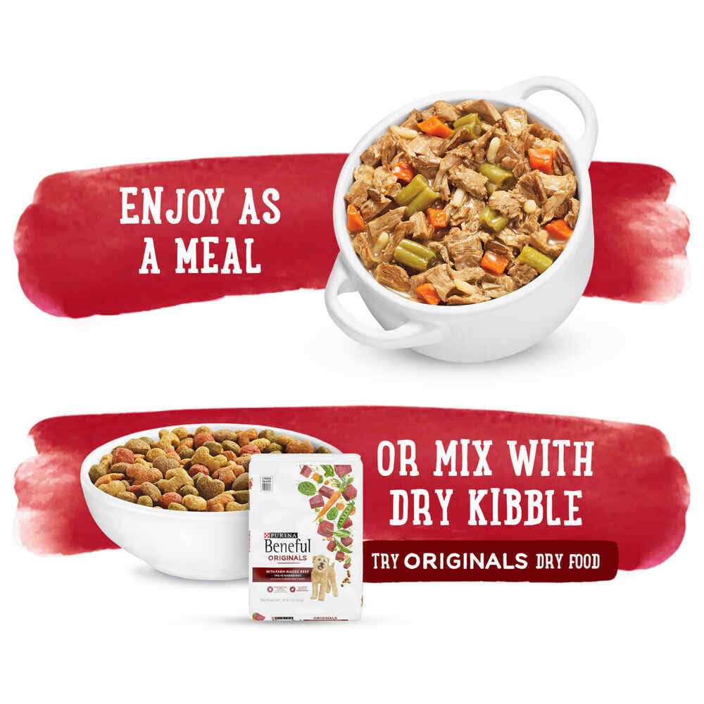 Beneful Prepared Meals Beef & Chicken Medley Wet Dog Food - Pet Supplies online store