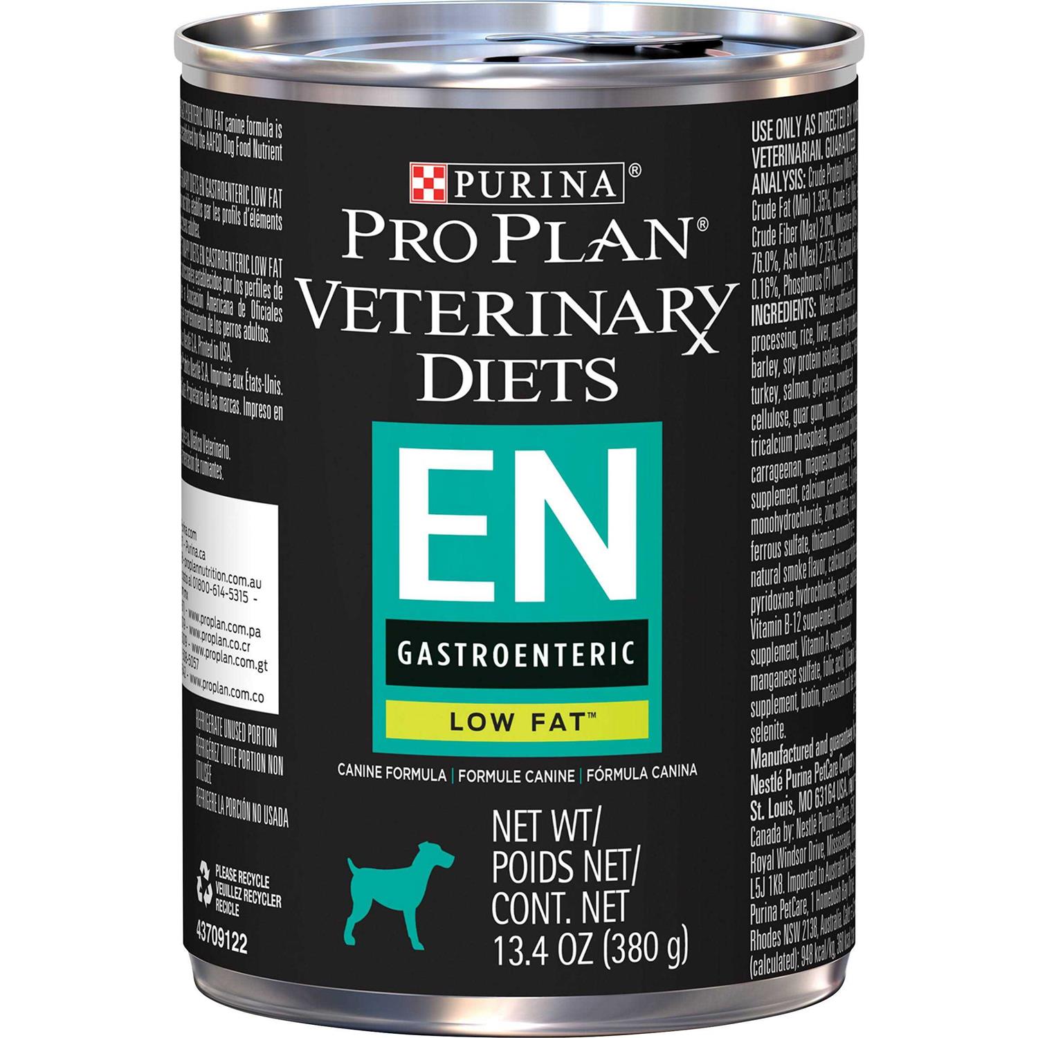 Purina Pro Plan Veterinary Diets EN Gastroenteric Low Fat Canine Formula Wet Dog Food - Pet Supplies online store