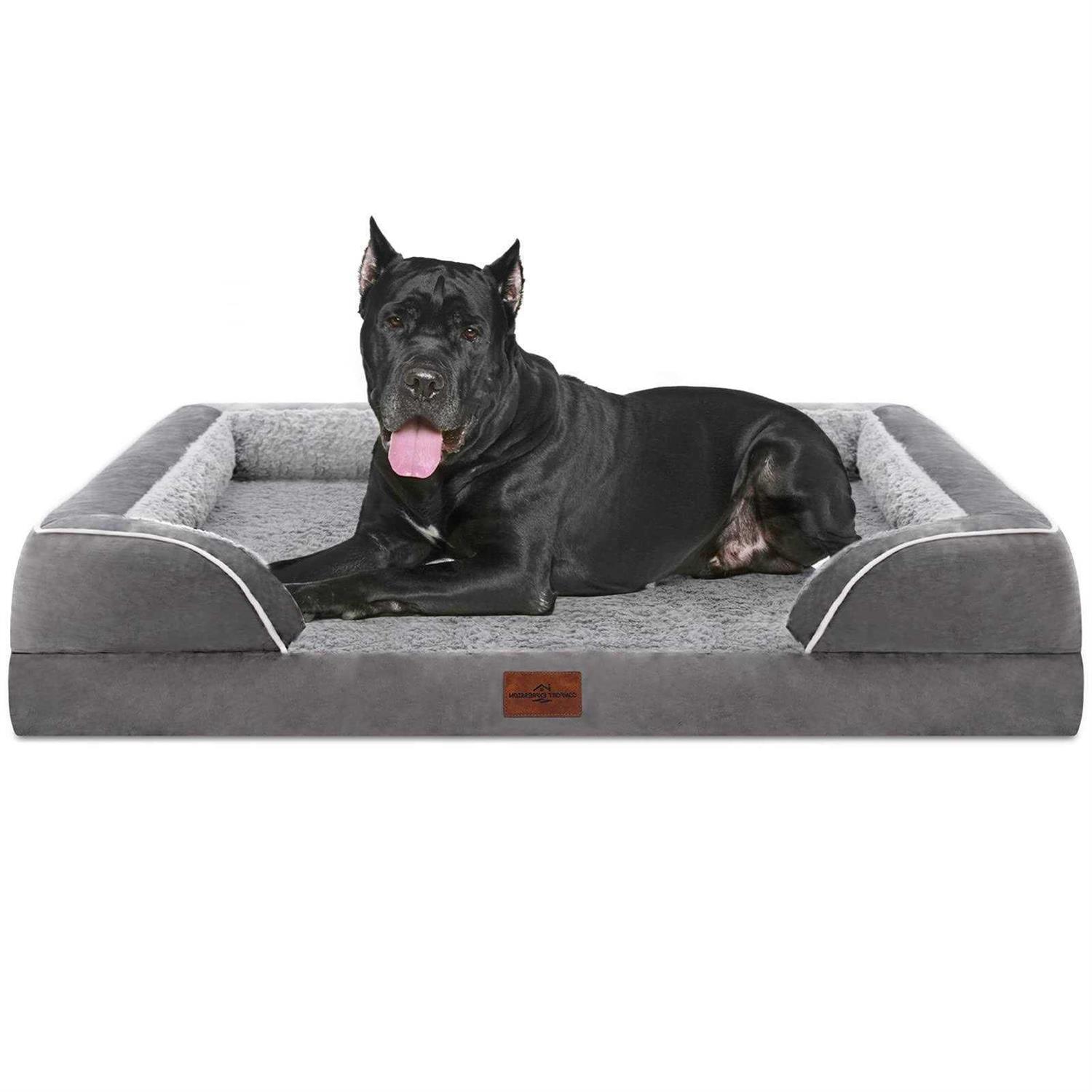 Comfort Expression Jumbo Dog Bed for Extra Large Dogs Waterproof Orthopedic Dog Bed - Pet Supplies online store