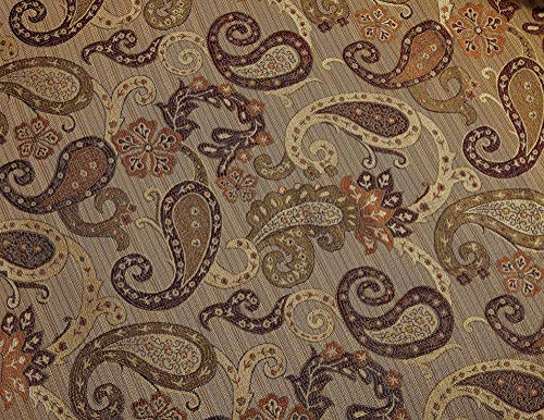 Chezmoi Collection Seville 4-Piece Jacquard Gray Black Medallion Paisley Window Curtain/Drape Set Sheer Backing, Tassels, Valance