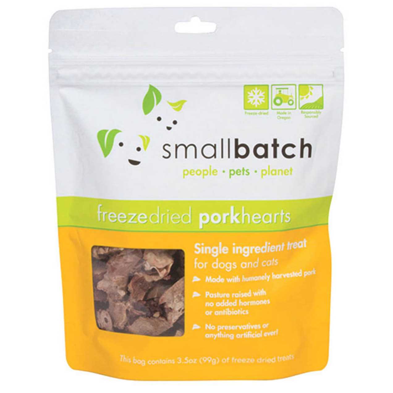 Smallbatch Freeze Dried Hearts - Pet Supplies online store
