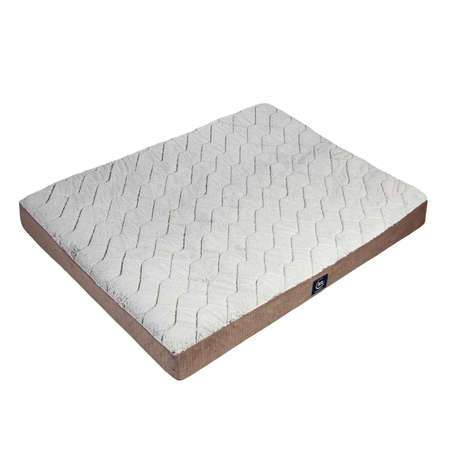 Serta Ortho Foam Quilted Pillowtop Pet Bed - Pet Supplies online store