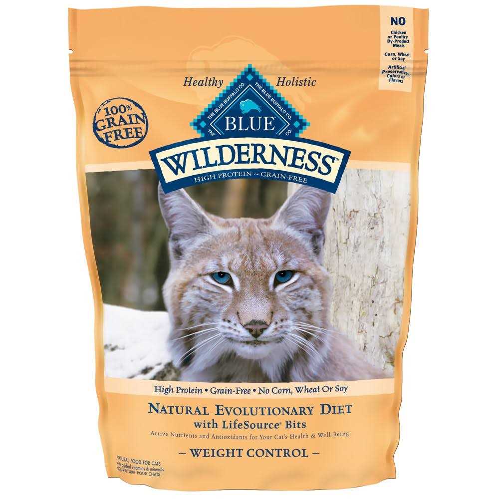 Blue Buffalo Wilderness Weight Control Chicken Recipe Grain-Free Dry Cat Food - Pet Supplies online store