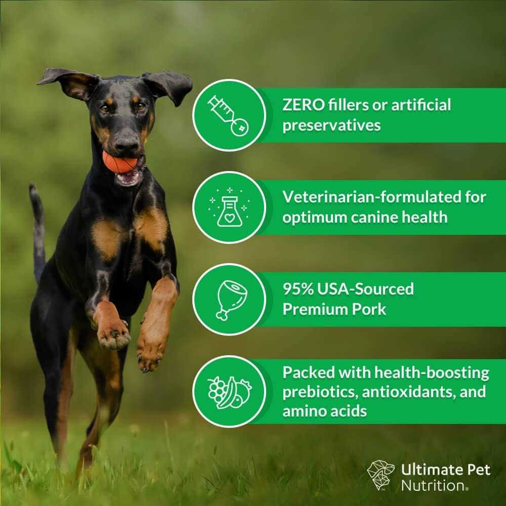 Ultimate Pet Nutrition Freeze Dried Raw Nutra Complete Pork Dog Food - Pet Supplies online store