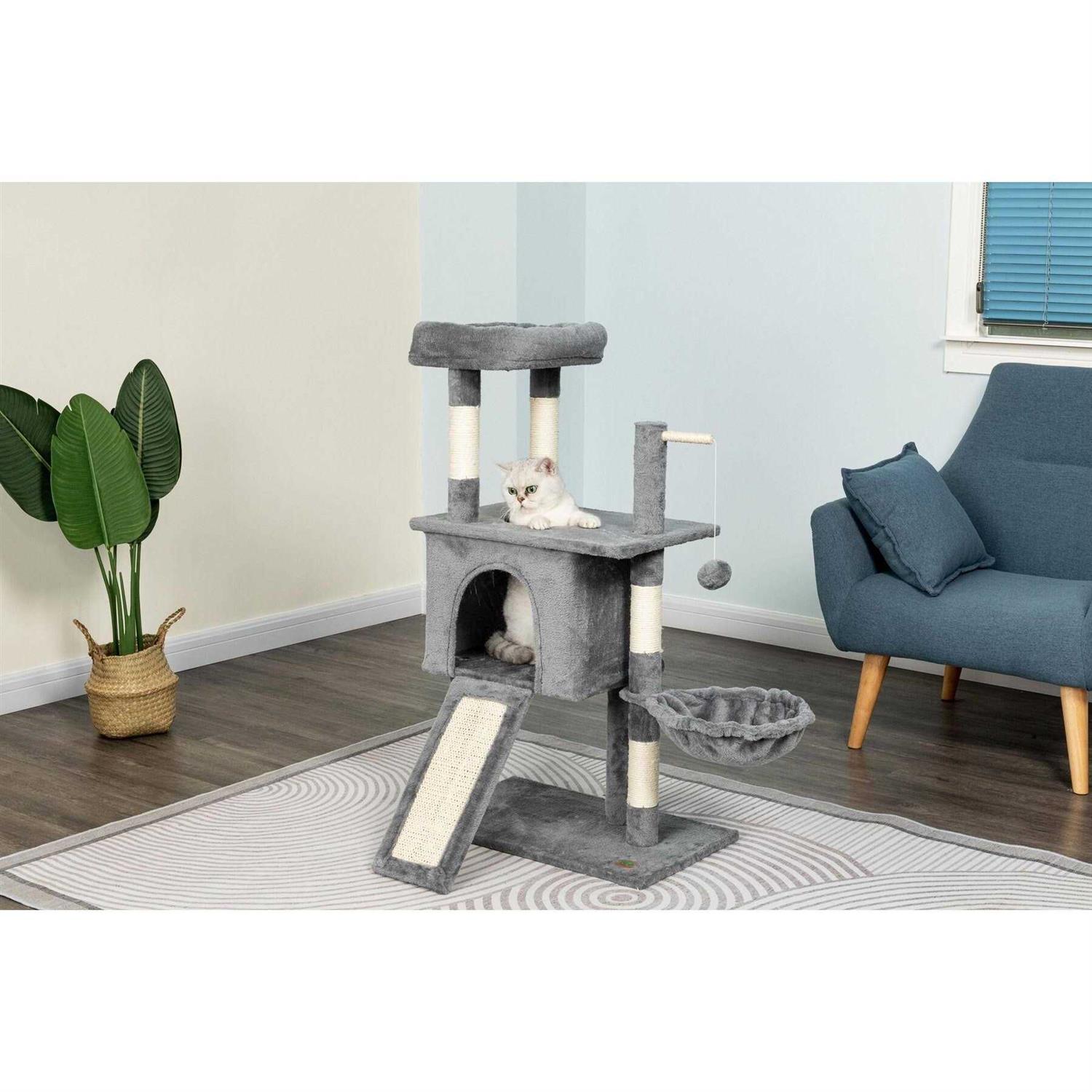 Go Pet Club Fs801 Everyday Value 38in Three Level Cat Tree Tower - Pet Supplies online store