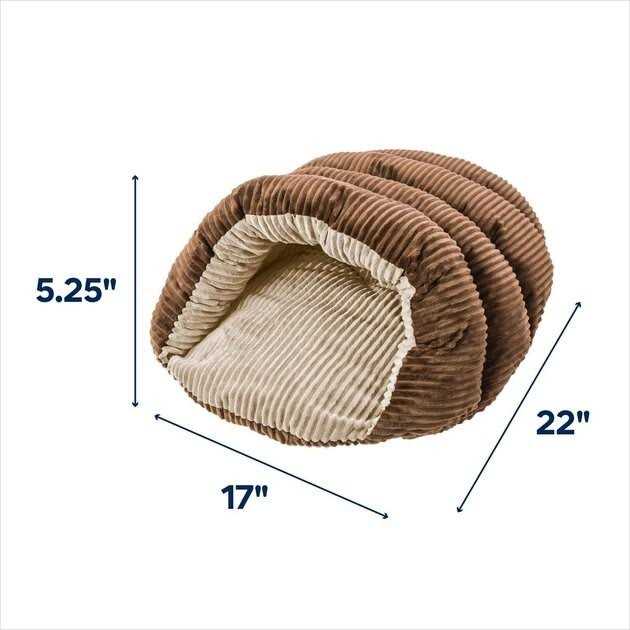 Sleep Zone Corduroy Cuddle Cave - Pet Supplies online store