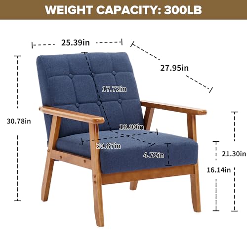 Mid Century Modern Loveseat, 2-Seat PU Leather Upholstered, Comfy Reading Couch, Accent Sofa for Living Room Bedroom, Easy Assembly, Black