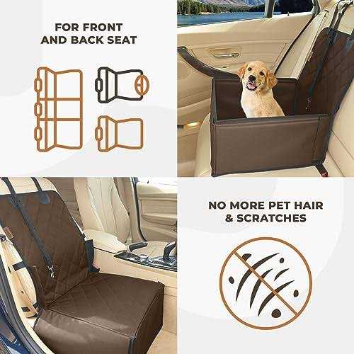 Wuglo Extra Stable Dog car Seat Robust car Dog Seat or Puppy car Seat for Small to Medium-Sized Dogs - Pet Supplies online store